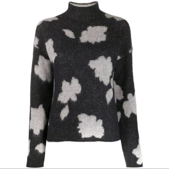 ❤️Sold❤️Theory Floral Sweater  Large - Picture 4 of 11